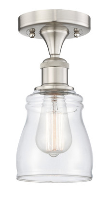 Innovations - 616-1F-SN-G392 - One Light Semi-Flush Mount - Edison - Brushed Satin Nickel