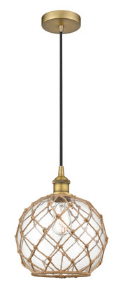 manufacturer_finish:Brushed Brass|manufacturer_glass:Clear Glass with Brown Rope|light_output:220.00lm|color_temperature:2200K|cri:99