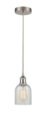 manufacturer_finish:Brushed Satin Nickel|manufacturer_glass:Mouchette Caledonia|light_output:220.00lm|color_temperature:2200K|cri:99