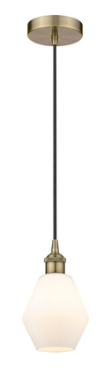 manufacturer_finish:Antique Brass|manufacturer_glass:Cased Matte White Cindyrella 6|light_output:220.00lm|color_temperature:2200K|cri:99