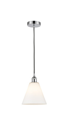 manufacturer_finish:Polished Chrome|manufacturer_glass:Cased Matte White Berkshire 8|light_output:220.00lm|color_temperature:2200K|cri:99