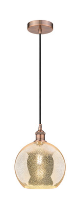Innovations - 616-1P-AC-G128-10 - One Light Mini Pendant - Edison - Antique Copper