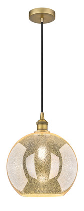 Innovations - 616-1P-BB-G128-12 - One Light Mini Pendant - Edison - Brushed Brass