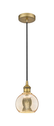 Innovations - 616-1P-BB-G128-6 - One Light Mini Pendant - Edison - Brushed Brass