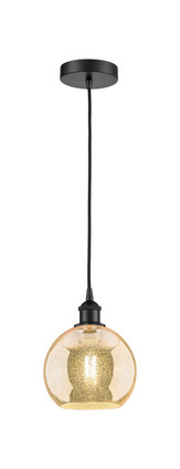 Innovations - 616-1P-BK-G128-8 - One Light Mini Pendant - Edison - Matte Black