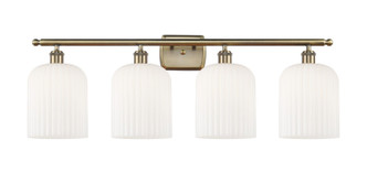 Innovations - 516-4W-AB-G559-8GWH - Four Light Bath Vanity - Ballston - Antique Brass