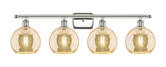 Innovations - 516-4W-PN-G128-8 - Four Light Bath Vanity - Ballston - Polished Nickel