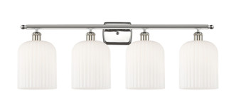 Innovations - 516-4W-PN-G559-8GWH - Four Light Bath Vanity - Ballston - Polished Nickel