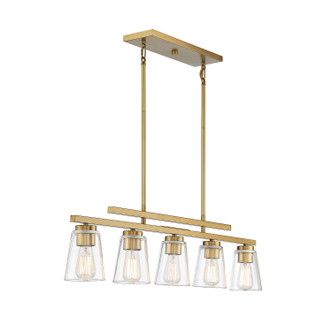 Calhoun Five Light Linear Chandelier (1-1023-5-322)
