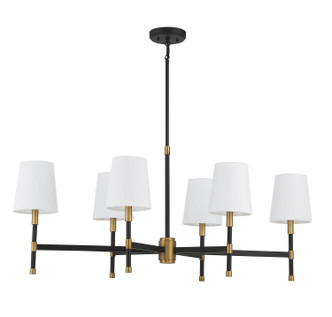 Brody Six Light Linear Chandelier (1-1631-6-143)