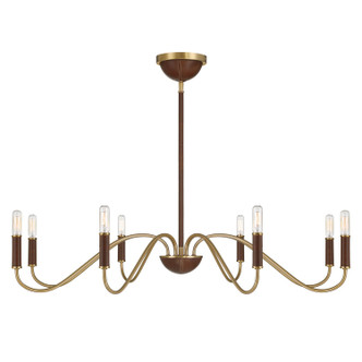 Savoy House - 1-2748-8-322 - Eight Light Chandelier - Abeline - Warm Brass
