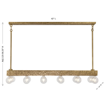 Etereo 14 Light Linear Chandelier (1-3128-14-106)