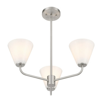 Blair Three Light Chandelier (1-4013-3-SN) Blair Three Light Chandelier (1-4013-3-SN)