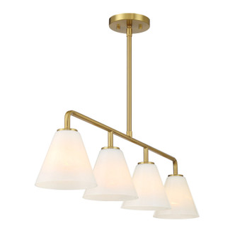 Blair Four Light Linear Chandelier (1-4014-4-322)