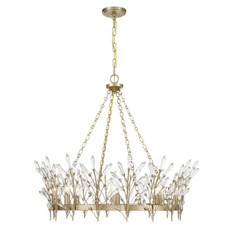 Savoy House - 1-4074-8-127 - Eight Light Chandelier - Orianna - Noble Brass
