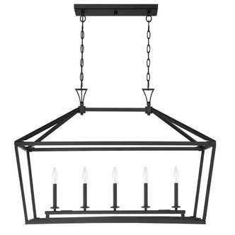Townsend Five Light Linear Chandelier (1-424-5-89)