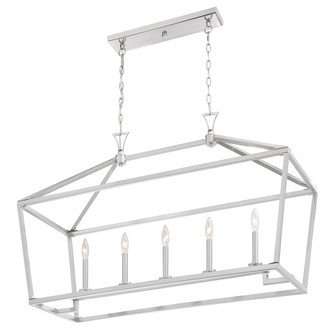 Townsend Five Light Linear Chandelier (1-424-5-SN) Townsend Five Light Linear Chandelier (1-424-5-SN)