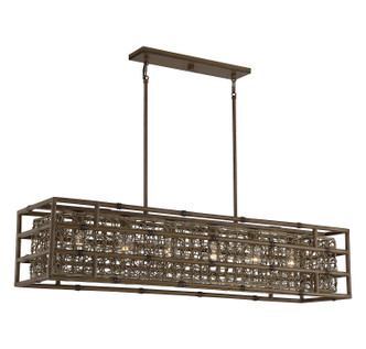 Treviso Six Light Linear Chandelier (1-7913-6-184)