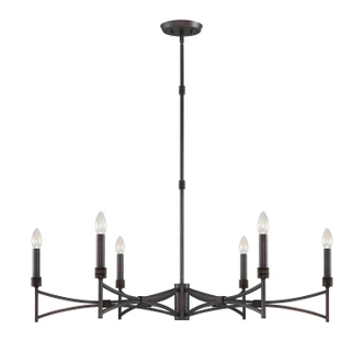 Gardner Six Light Chandelier (1-8166-6-26)