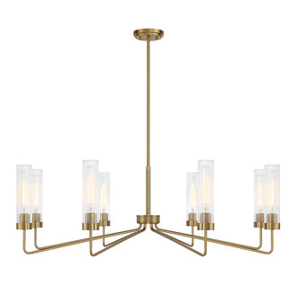 Savoy House - 1-8860-8-322 - Eight Light Chandelier - Baker - Warm Brass