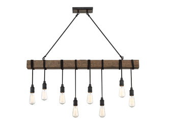 Burgess Eight Light Linear Chandelier (1-990-8-41)