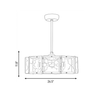 Genry LED Fan D'Lier (27-FD-8201-109)