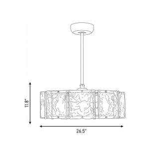 Genry LED Fan D'Lier (27-FD-8201-322)