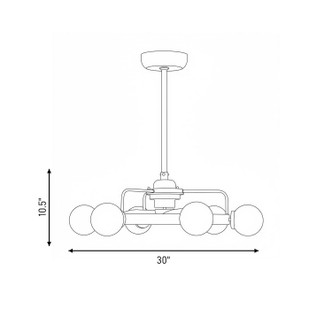 Gibson LED Fan D'Lier (30-FD-345-322)