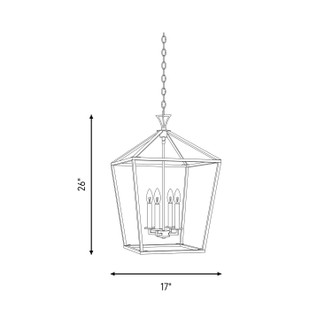 Townsend Four Light Pendant (3-421-4-89)