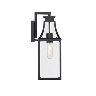 Emery One Light Outdoor Wall Lantern (5-605-BK)