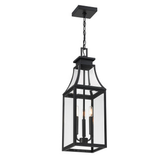 Emery Three Light Outdoor Hanging Lantern (5-608-BK) Emery Three Light Outdoor Hanging Lantern (5-608-BK)