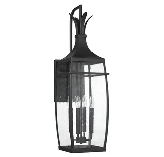 Montpelier Four Light Outdoor Wall Lantern (5-764-BK)