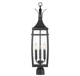 Montpelier Three Light Outdoor Post Lantern (5-769-BK)