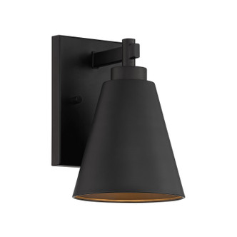Ryder One Light Outdoor Wall Lantern (5-805-DS-BK)