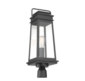 Boone One Light Outdoor Post Lantern (5-817-BK)