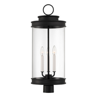 Englewood Three Light Outdoor Post Lantern (5-902-BK)