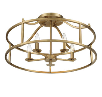 Stockton Five Light Semi Flush Mount (6-1679-5-322)