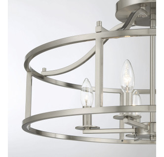 Stockton Five Light Semi Flush Mount (6-1679-5-SN)