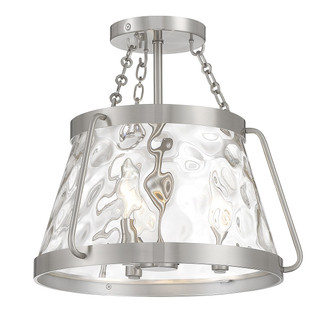 Crawford Three Light Semi-Flush Mount (6-1802-3-SN)