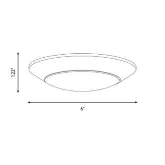 LED Disc Light (6-2000-6-BZ)