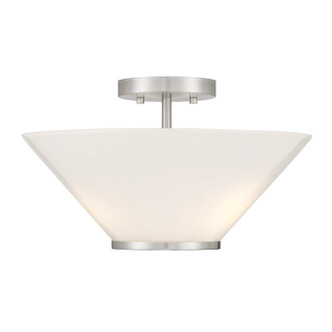 Savoy House - 6-4012-3-SN - Three Light Convertible Semi-Flush /Pendant - Blair - Satin Nickel