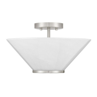 Blair Three Light Convertible Semi-Flush /Pendant (6-4012-3-SN)