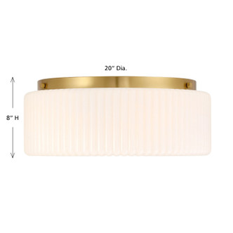 Edgemont Four Light Flush Mount (6-4187-4-322)