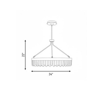Landon LED Pendant (7-1621-53-322)