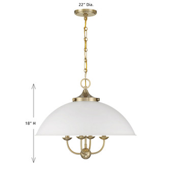 Monterey Four Light Pendant (7-1725-4-142)