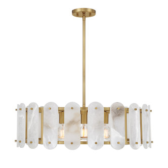 Savoy House - 7-2911-5-322 - Five Light Pendant - Antolini - Warm Brass