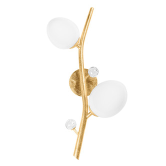 Corbett Lighting - 354-02-VGL - LED Wall Sconce - Mirielle - Vintage Gold Leaf