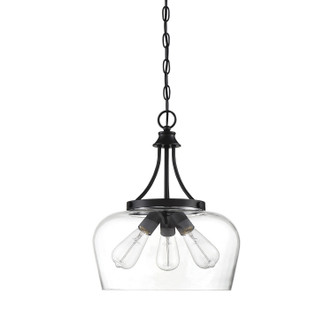 Octave Three Light Pendant (7-4034-3-BK)