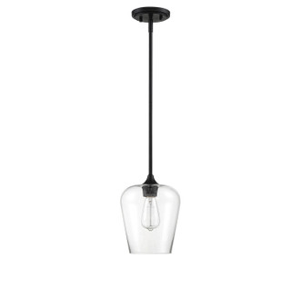 Octave One Light Pendant (7-4036-1-BK)
