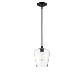 Octave One Light Pendant (7-4036-1-BK)